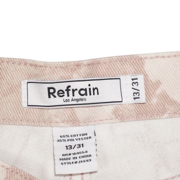 Disclosure x Refrain Camo Wide Leg Pants Women’s 13/31 Y2K Tree Print Cargo - Picture 3 of 6